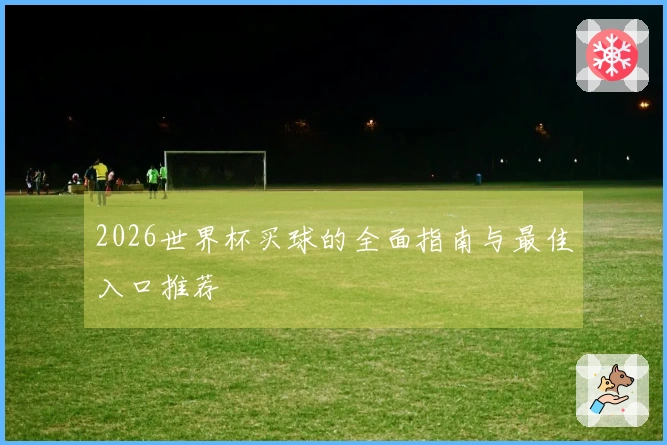 2026世界杯买球的全面指南与最佳入口推荐